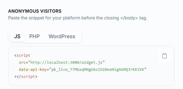 Webchat Widget